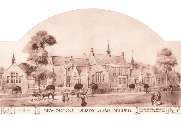 Herbert Strutt School - New School 1907